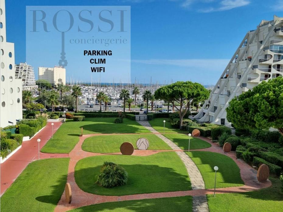 Apartment T2 Fidji Vue Port Et Parking Clim Wifi - Rossiconciergerie - Linge En Option La Grande-Motte